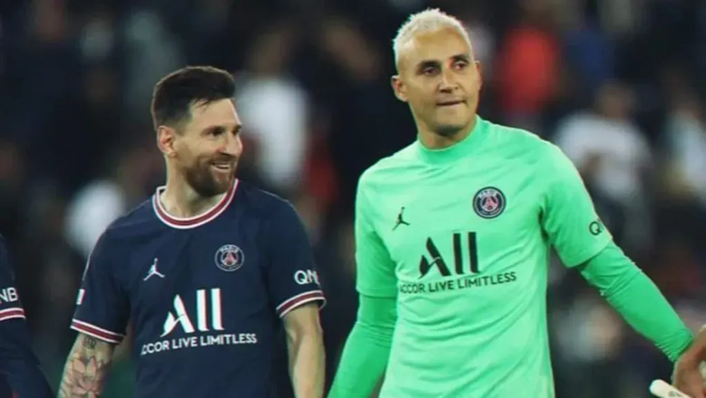 Messi y Keylor Navas compartieron equipo en el PSG. (Getty Images)