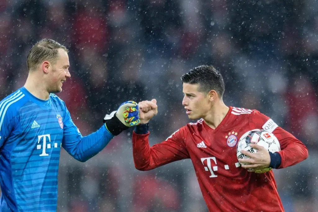 James eligió a Manuel Neuer como el mejor portero con el que jugó (Matthias Balk).