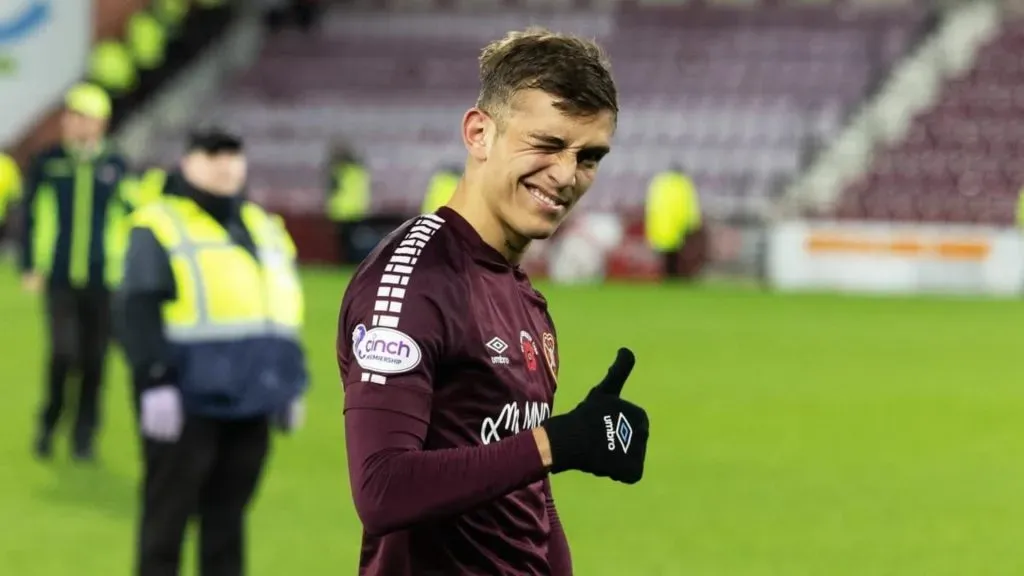 Kenneth Vargas quiere cambiar de aires en Europa (Heart of Midlothian).