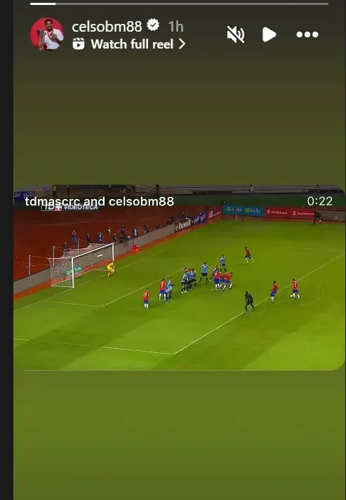 Celso Borges vuelve a la órbita de La Sele (Instagram).