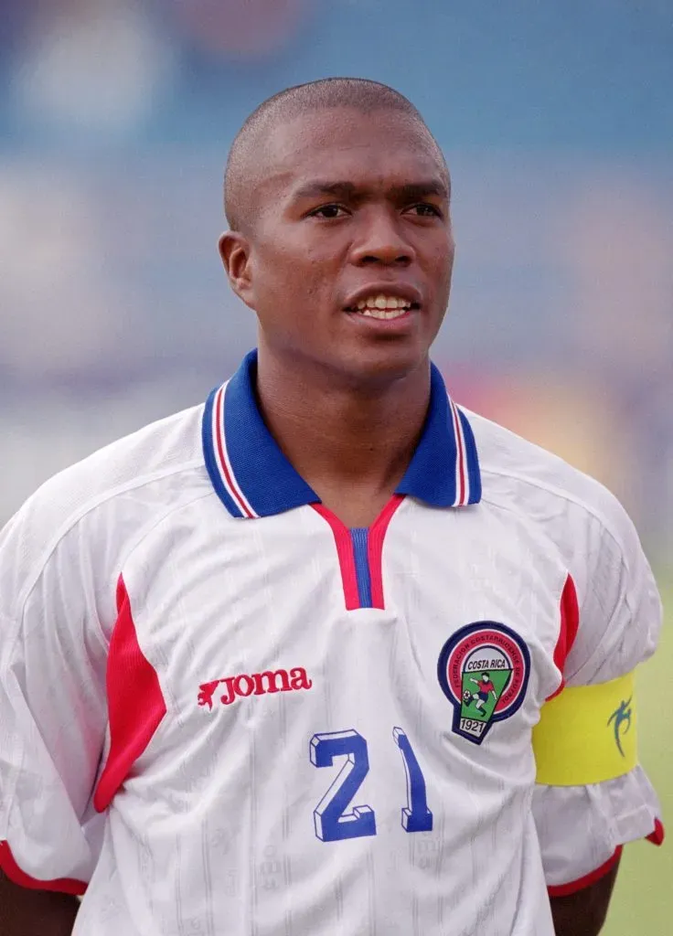 Parks portó el brazalete de capitán de Costa Rica durante las eliminatorias rumbo al Mundial 2002 (Getty).