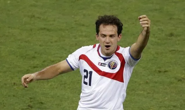 Ureña marcó un gol en la victoria ante Uruguay en Brasil 2014.