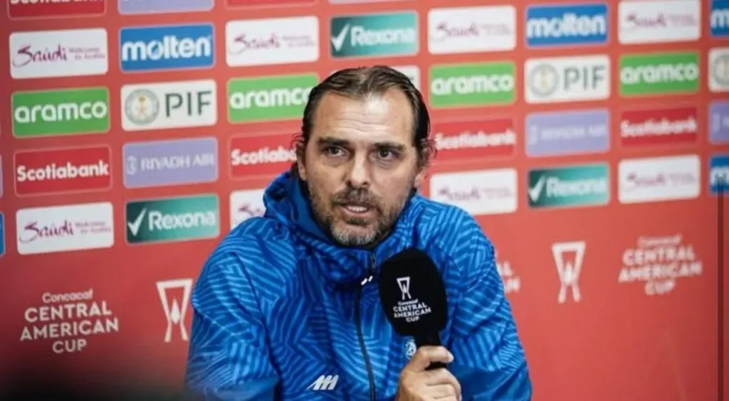 Andrés Carevic habló en conferencia de prensa. (Foto: Concacaf)