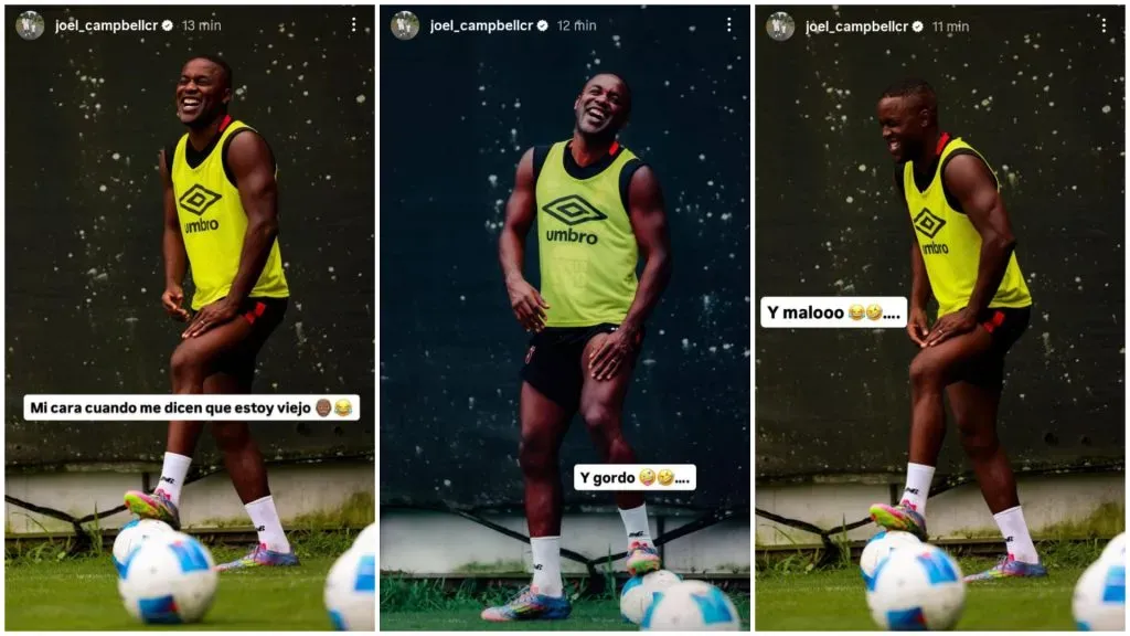 El mensaje de Joel Campbell en sus redes sociales. (Foto: Instagram)