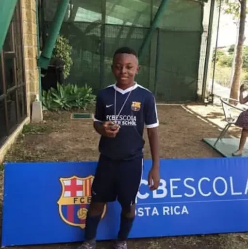 Akheem Wilson pasó parte de su formación en la Academia del Barcelona (La Teja).