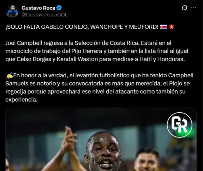El mensaje de Gustavo Roca que generó polémica. (Foto:X)