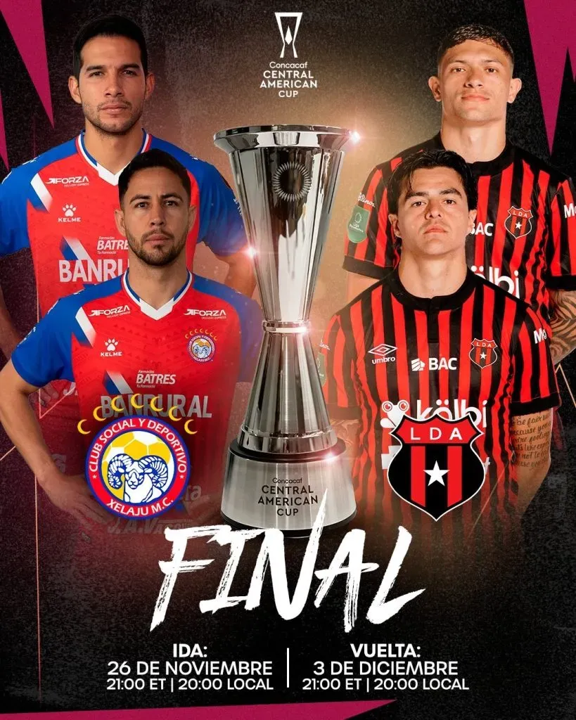 El 26 de noviembre será la semifinal de ida de la Copa Centroamericana. (Foto: Concacaf)