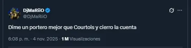 DjMario en su cuenta oficial de X.