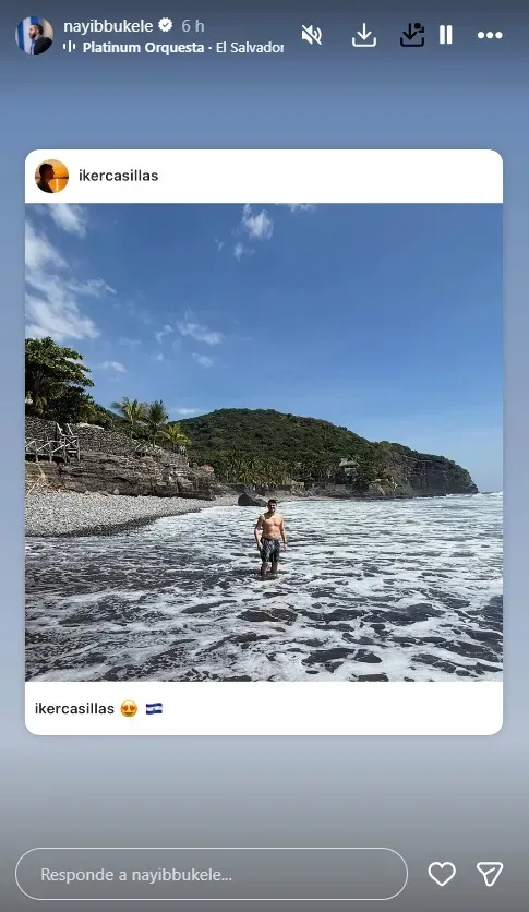 Nayib Bukele se anticipó al Barcelona vs. Real Madrid con un posteo.