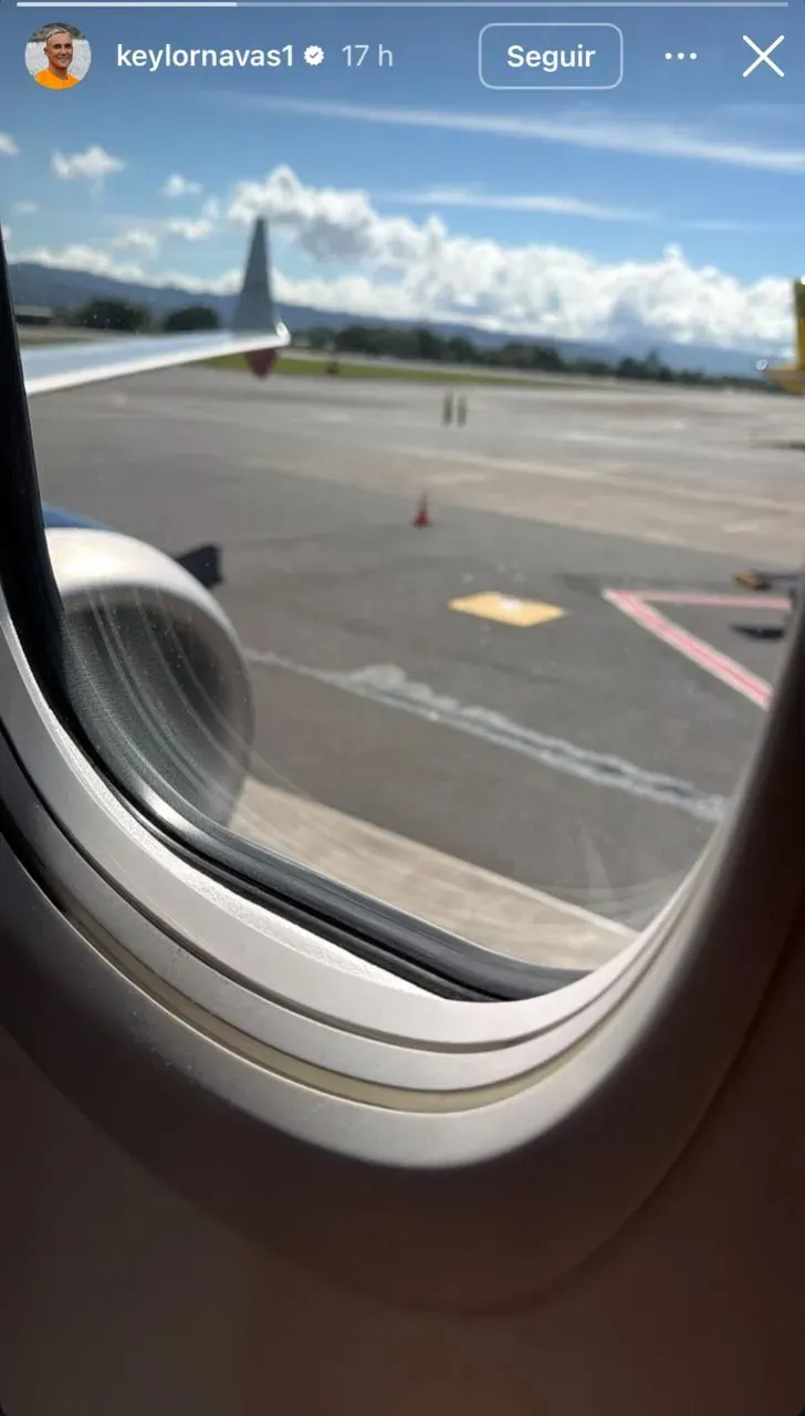 Keylor Navas a través de su cuenta oficial de Instagram