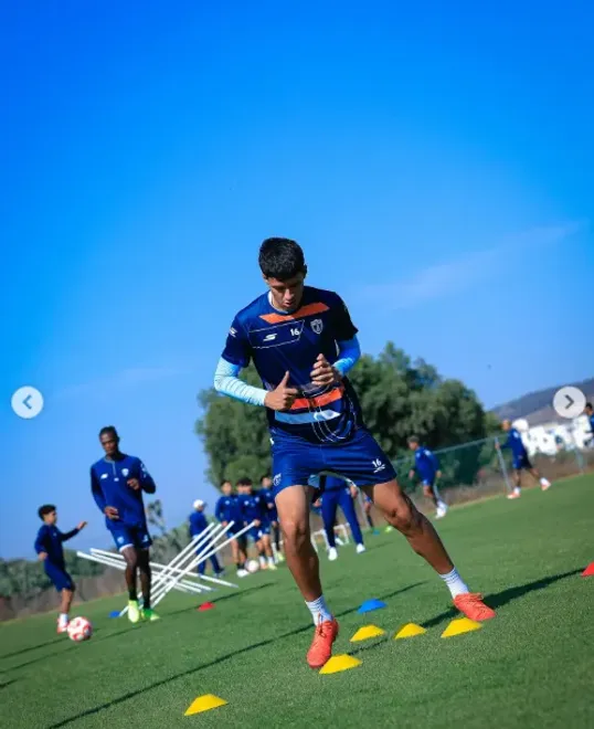 La publicación de Pachuca en su cuenta oficial sobre Daniel Méndez.