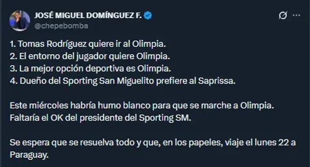 José Miguel Domínguez – X