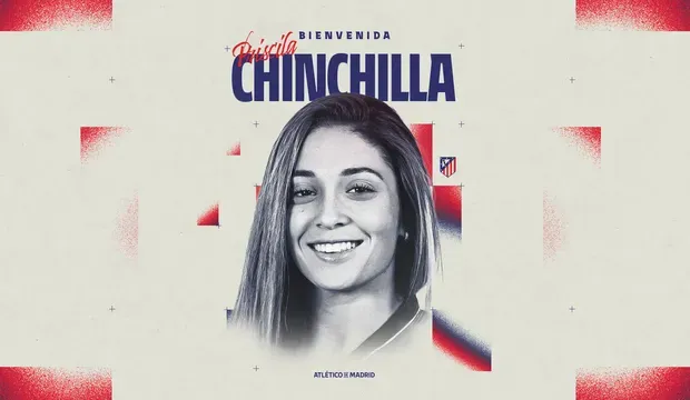 Así el Atleti presentó a Priscila.