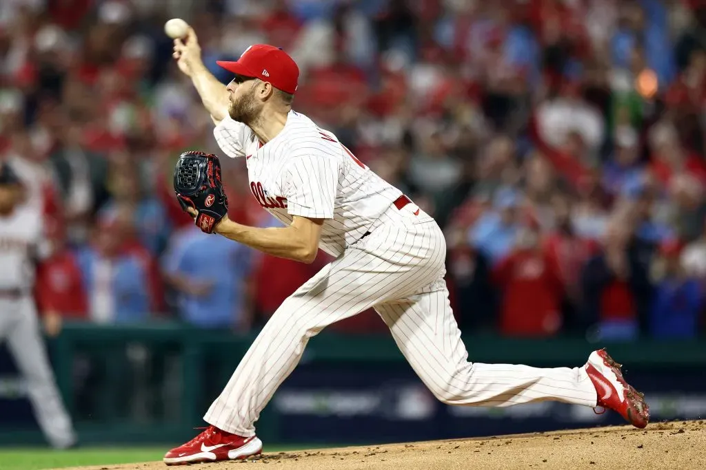 Zach Wheeler 6 IP | 3 H | 2 R | 8 K | Juego 1 NLCS 2023 (Foto: Getty Images)