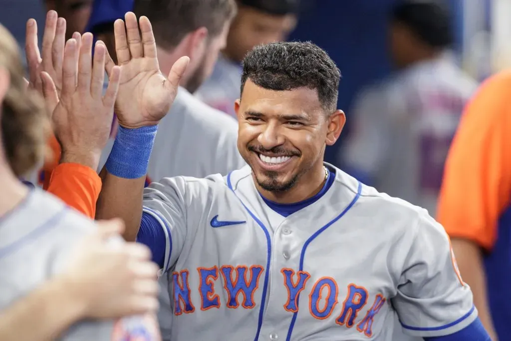 Eduardo Escobar pasó a los Angels proveniente de los Mets en la fecha límite de cambios del 2023 (Getty Images)