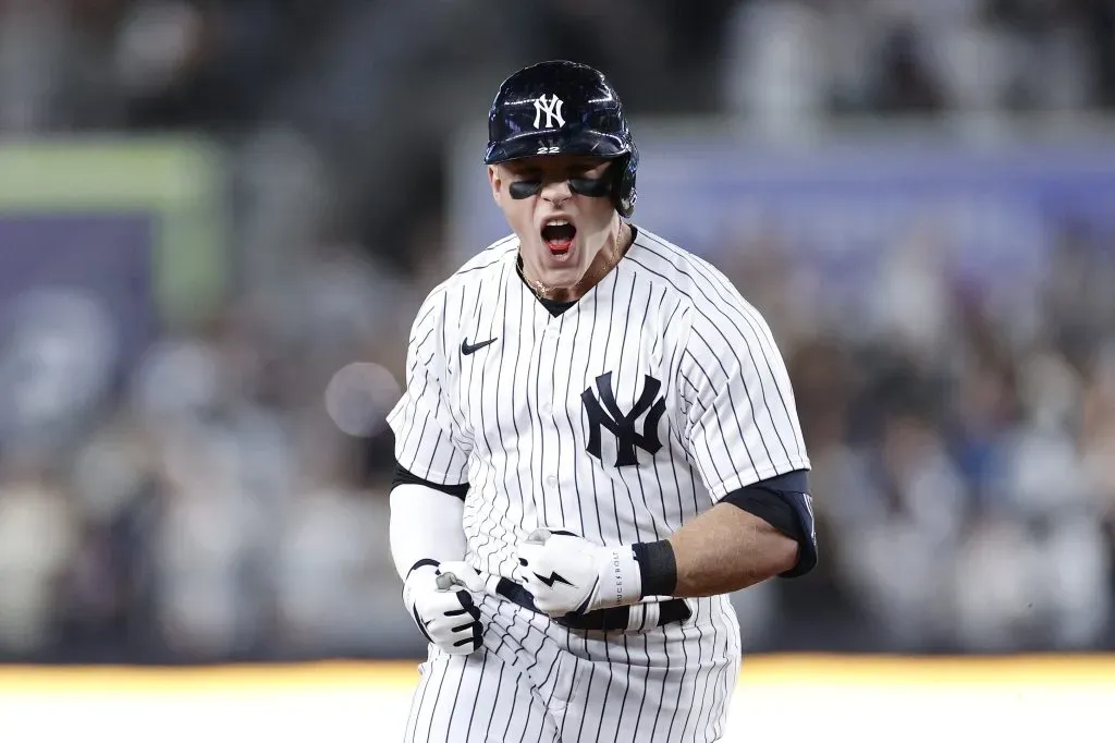 Tras su paso por Yankees en 2022 y 2023 , Harrison Bader regresará a Nueva York vestido de Metropolitano (Getty Images)