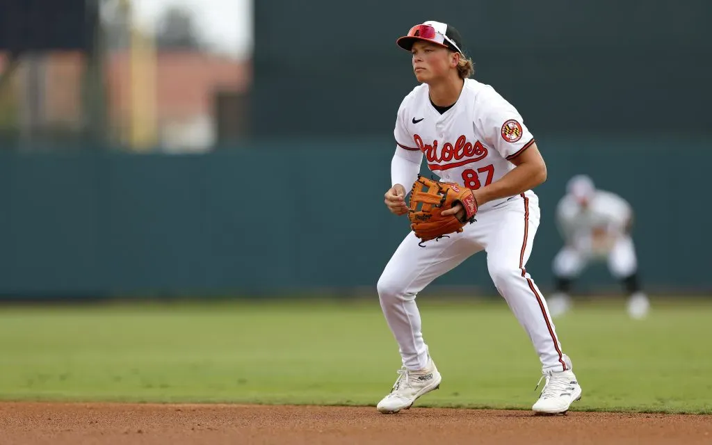 Jackson Holliday vive su segundo Spring Training de MLB (Getty Images)