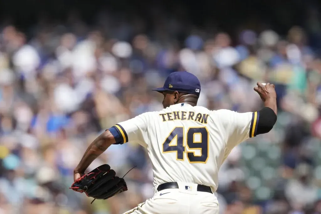 Julio Teherán lanzó cinco innings de una carrera en su regreso a MLB el 25 de mayo del 2023 (Getty Images)