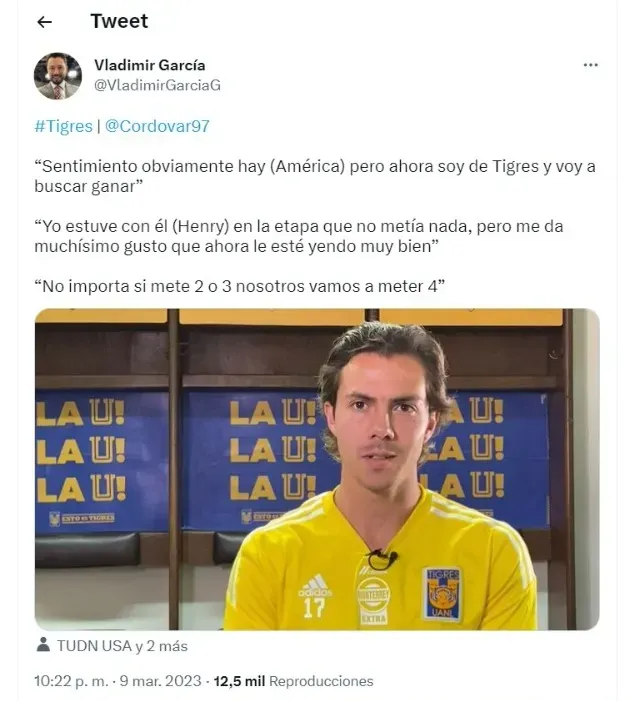 Twitter Vladimir García
