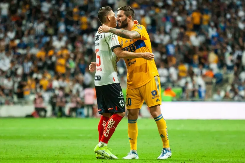 Monterrey, Nuevo León, 20 de agosto de 2022. , durante el partido de la jornada 10 del torneo Apertura 2022 de la Liga BBVA MX, entre los Rayados de Monterrey y los Tigres de la UANL, celebrado en el estadio BBVA. Foto: Imago7/Richard Vogel