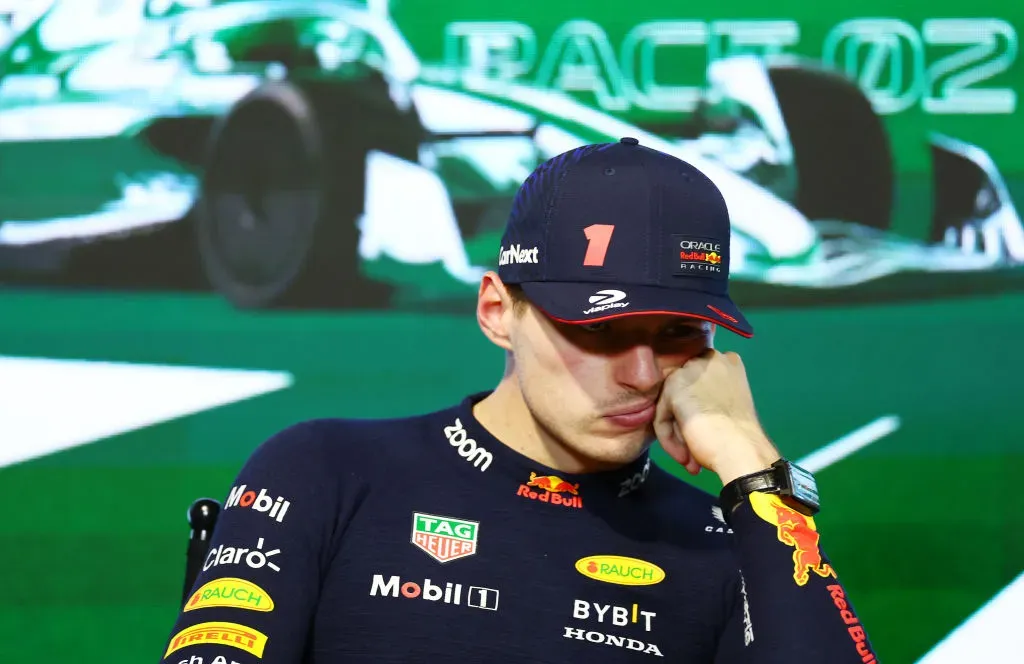 Max Verstappen no quedó conforme con su segundo lugar (Getty Images)