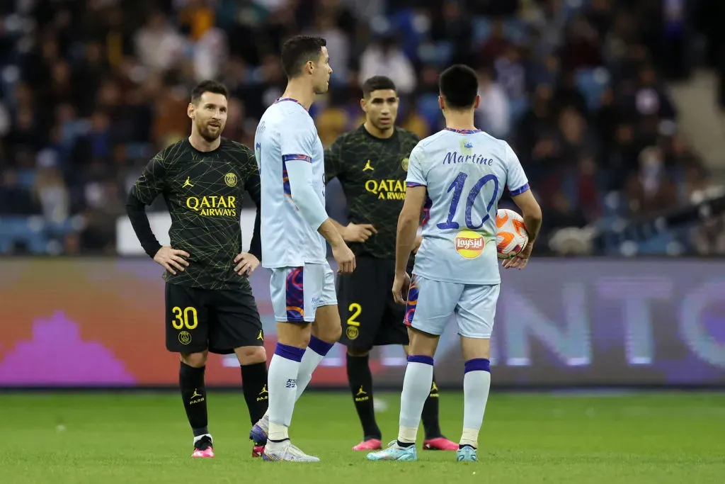 Messi y CR7 se enfrentaron hace relativamente poco (Getty Images)