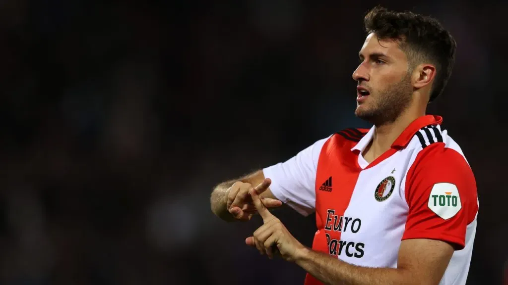 Santiago Giménez - Feyenoord v Roma