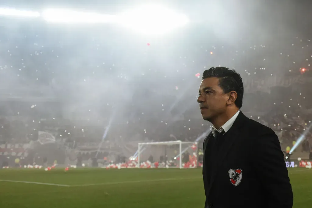 Marcelo Gallardo se fue como el técnico con más títulos de River Plate. Foto: Getty Images.
