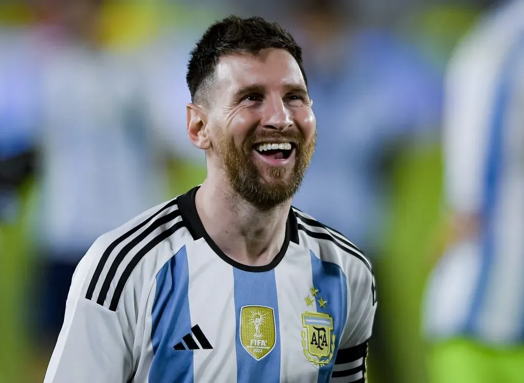Lionel Messi sonríe, la oferta que le llegó de la MLS es simplemente irresistible (Getty)