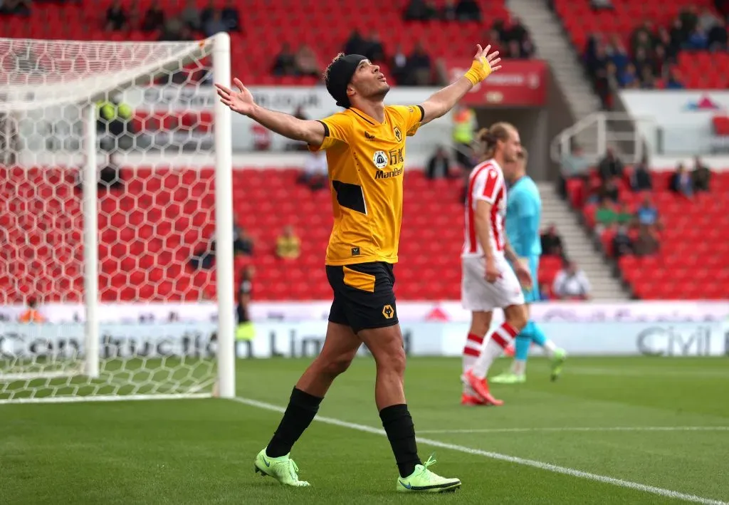 Raúl Jiménez del Wolverhampton. Foto: Getty Images