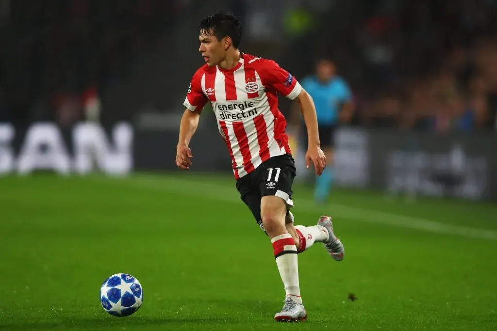 Lozano militó en el PSV entre 2017 y 2019 (Getty)