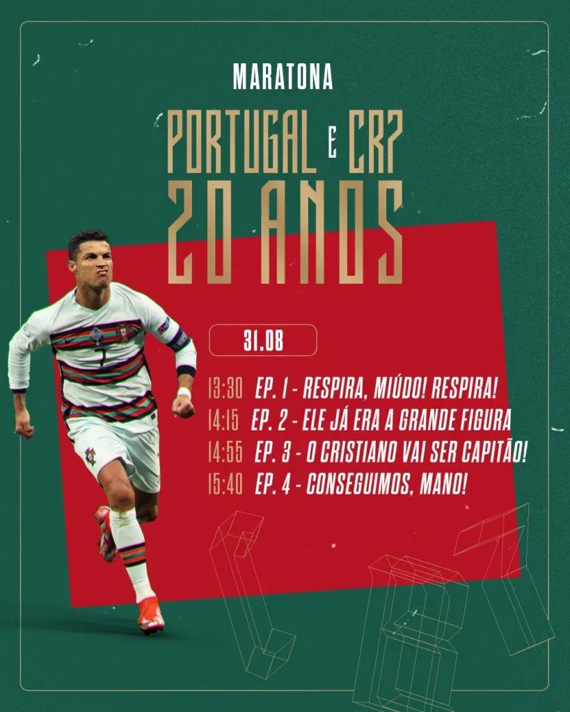Portugal reconoció los 20 años del Bicho en su selección (Selección Portugal, Twitter)