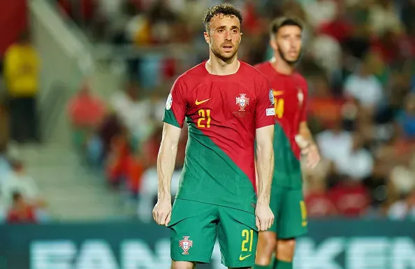 Diogo Jota de Portugal durante el duelo en la UEFA EURO 2024 ante Luxemburgo. Foto: Getty Images