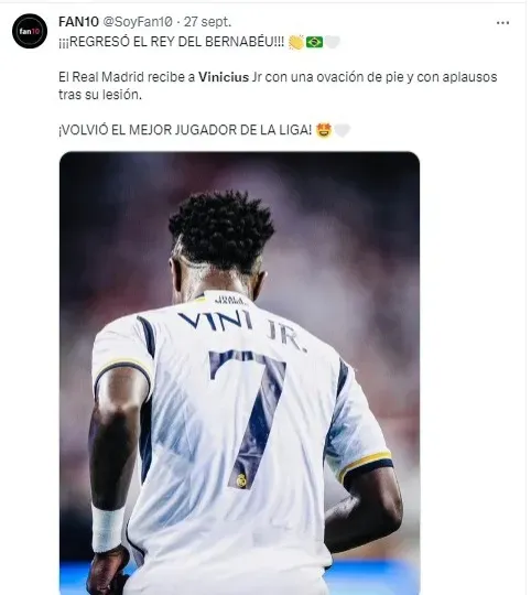 carlos ancelotti vinicius junior lesion pelea regreso real madrid santiago bernabeu