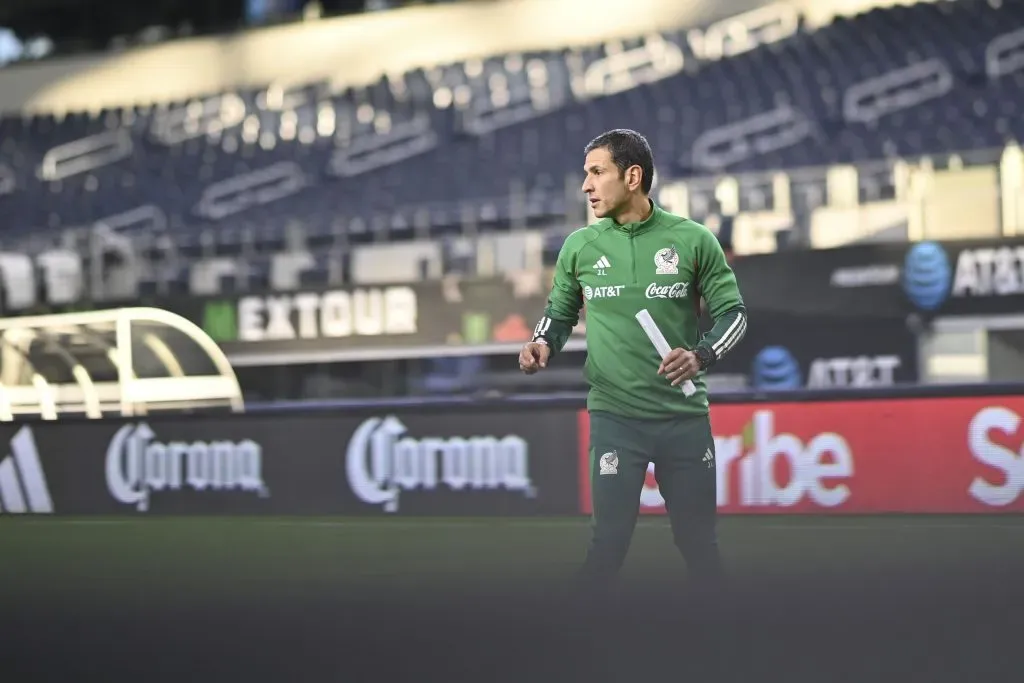 Jaime Lozano, director técnico  durante un entrenamiento de la Selección Mexicana, Foto: Imago7