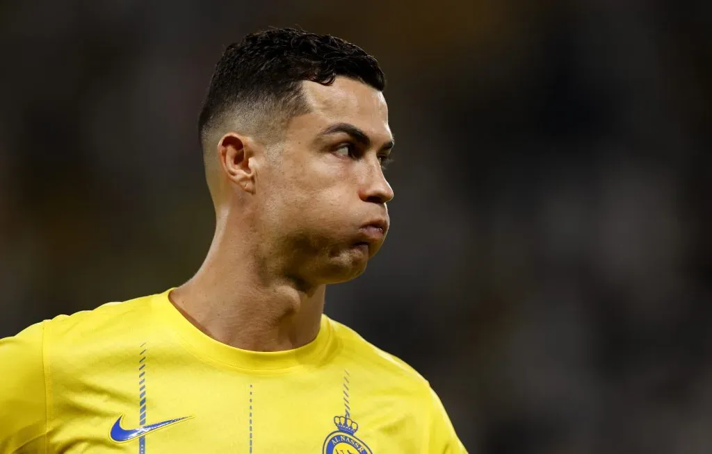 Cristiano Ronaldo se lamenta durante un juego con el Al-Nassr. | Getty Images