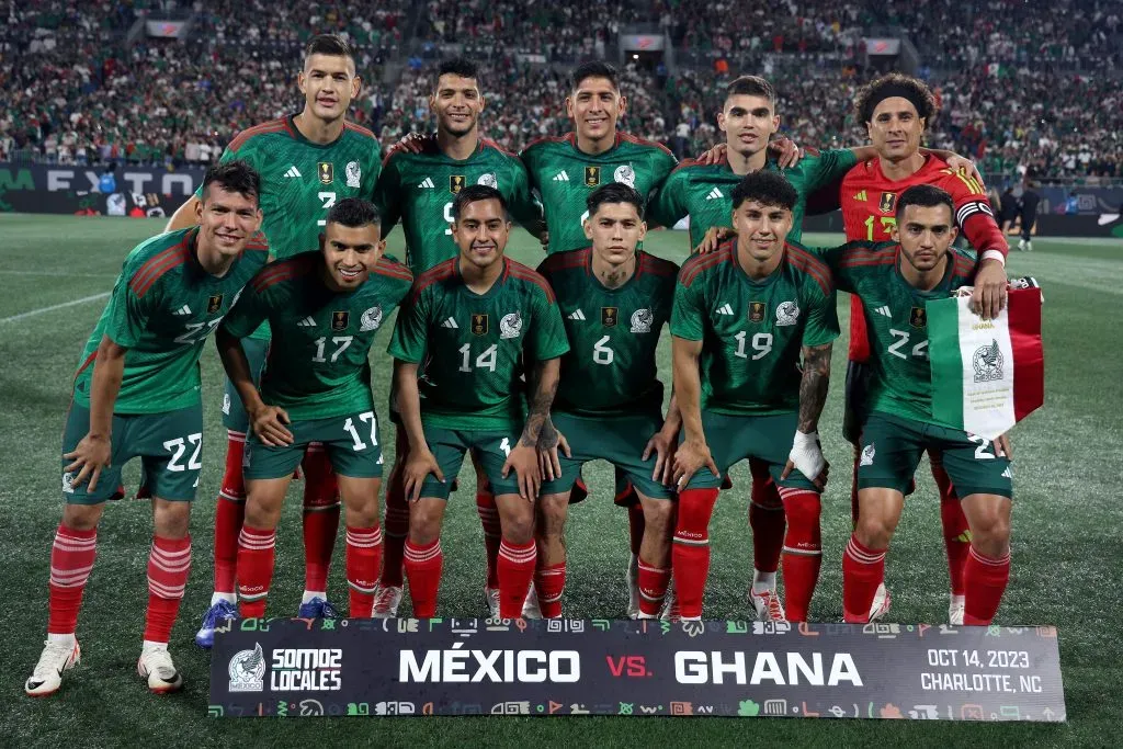 Esta fue la formación estelar en el encuentro ante Ghana (Getty)