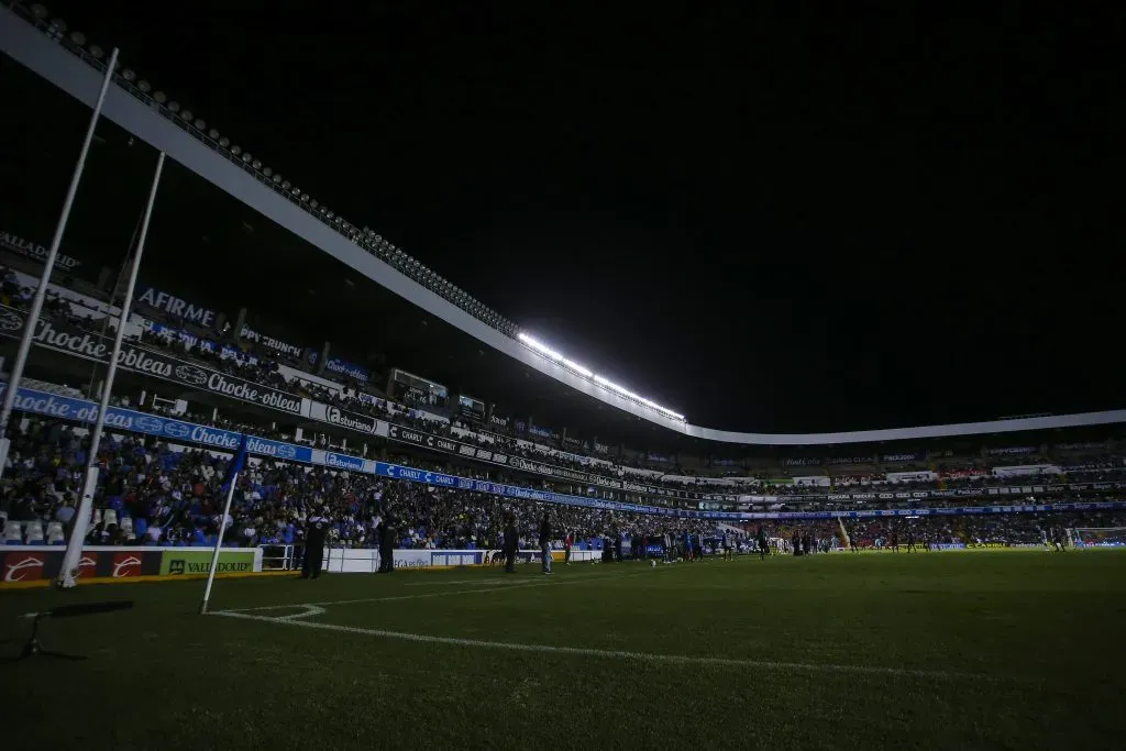 El estadio La Corregidora en Querétaro podría también ser sede temporal de las águilas (Getty)