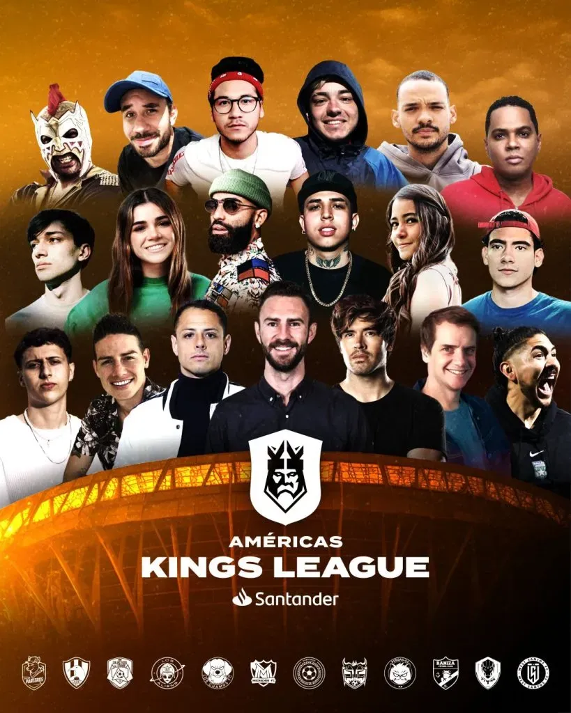 Presidentes de los clubes de la Kings League Americas (X)