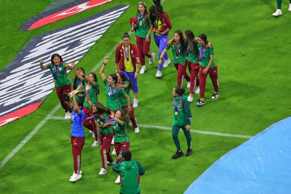 Seleccion Femenil durante el partido de vuelta de la Final del torneo Clausura 2023 de la Liga BBVA MX Femenil. Foto: Imago7