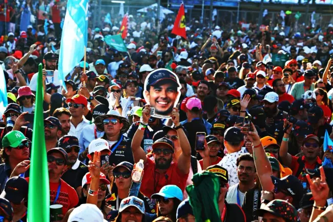 La fanaticada se volvió loca con la F1 en México (Getty)