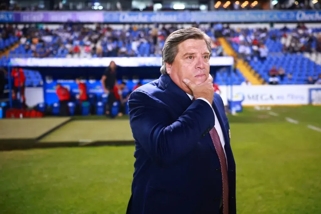 Miguel Herrera lleva ya 8 juegos perdidos consecutivos contra el Ame  (Getty)