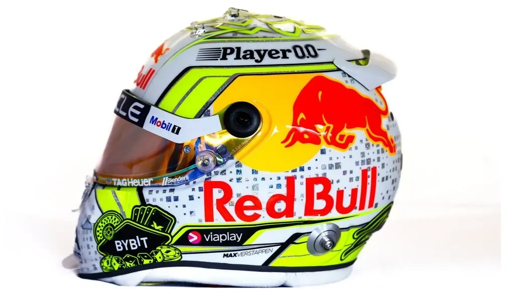 Características del casco que usará Verstappen en Las Vegas