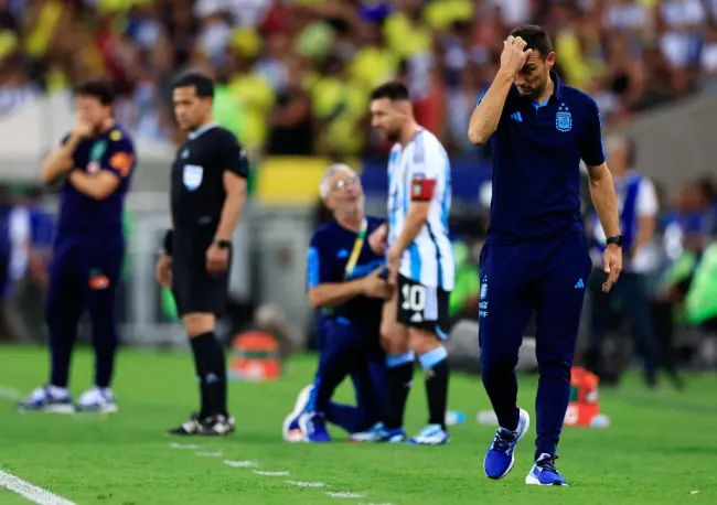 Scaloni puso en duda su continuidad al frente de la Selección Argentina. | Getty Images