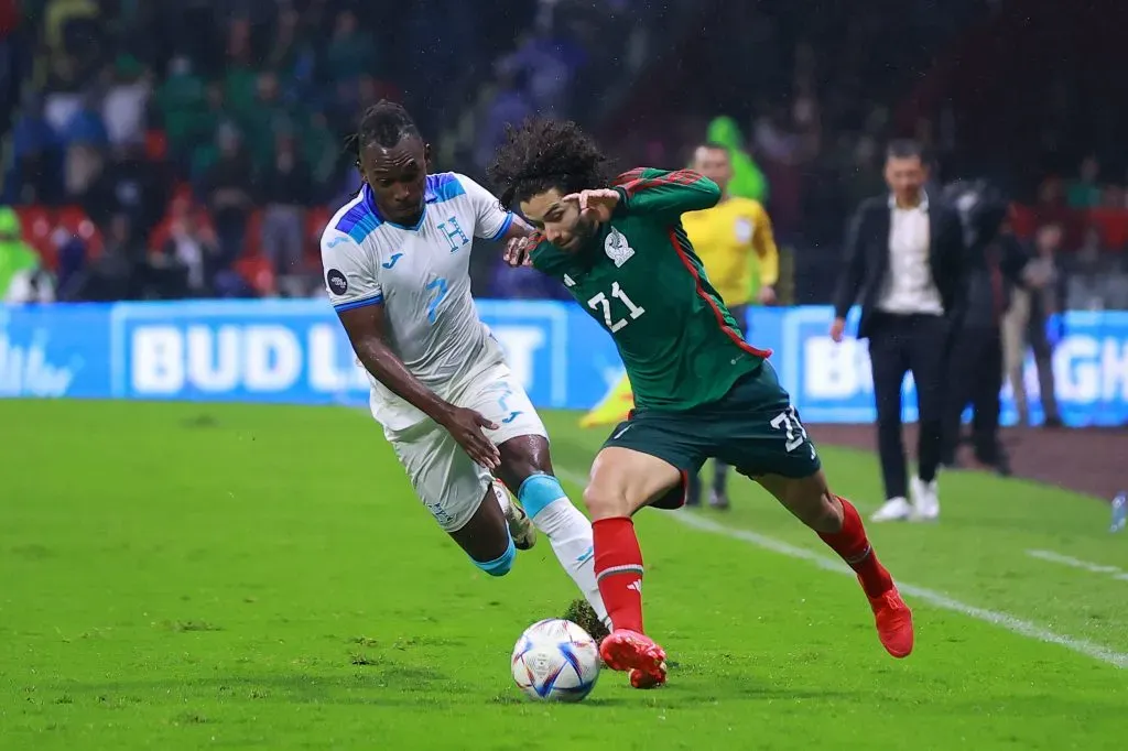 César Huerta ingresó de cambio en el partido de vuelta ante Honduras. | Imago7