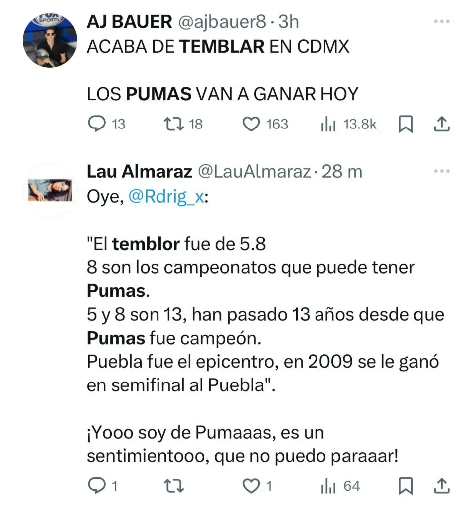 sismo cdmx 7 diciembre pumas tigres