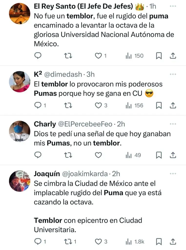 sismo cdmx 7 diciembre pumas tigres