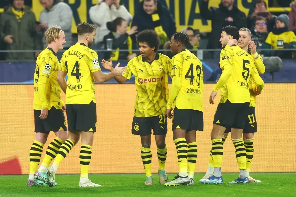 El Dortmund sorprendió al finalizar como lider en su grupo (Getty Images)