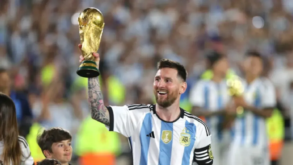 Lionel Messi se coronó en Qatar 2022. Foto: Getty images