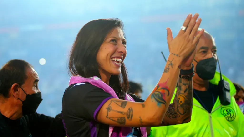 Jenni Hermoso se mostró muy feliz, tras su arribo a Tigres. Foto: Imago7